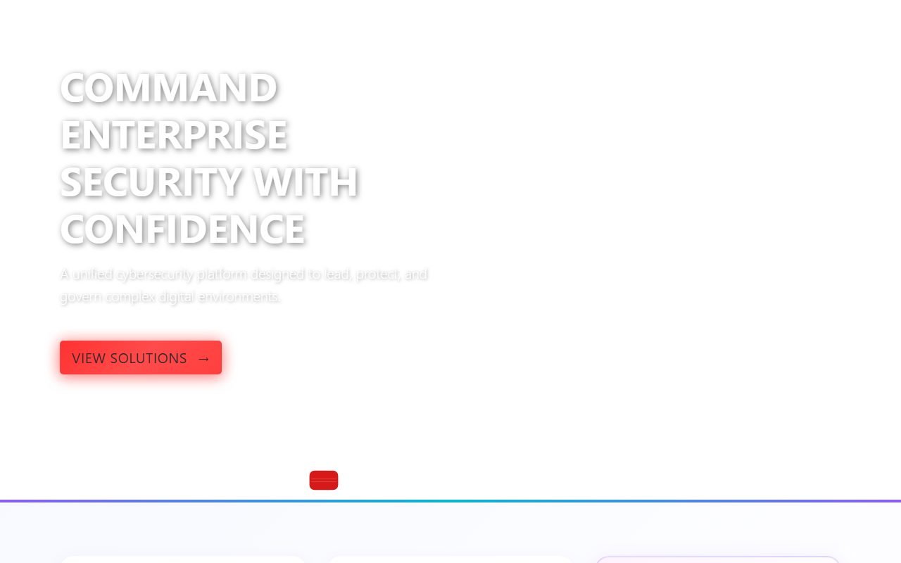 Cyberion Corp landing page